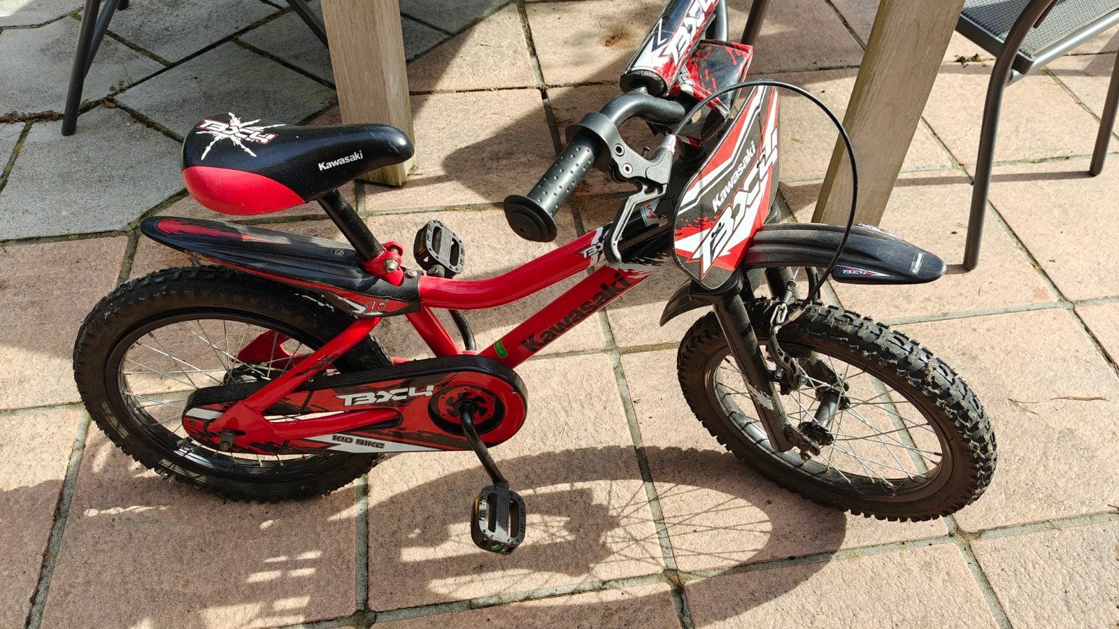Stoere Kawasaki TBX 16 inch Jongensfiets / Crossfiets -, Ophalen, Gebruikt, 16 tot 20 inch, Kawasaki