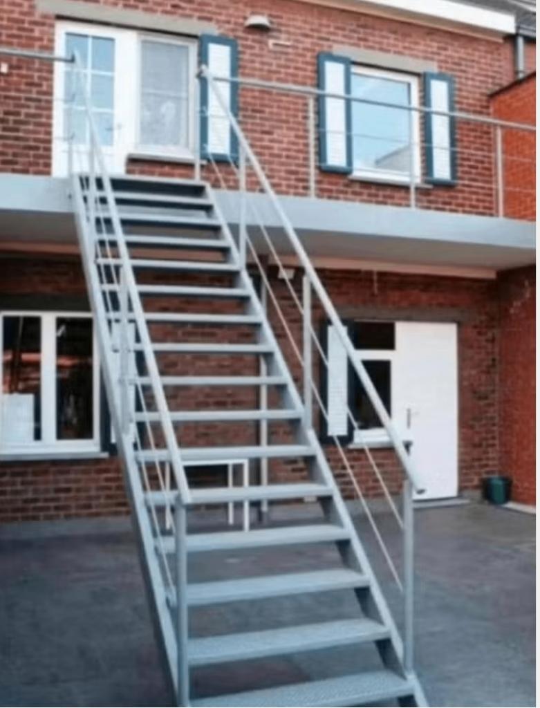 aluminium trap, Doe-het-zelf en Bouw, Ladders en Trappen, Gebruikt, Trap, Ophalen