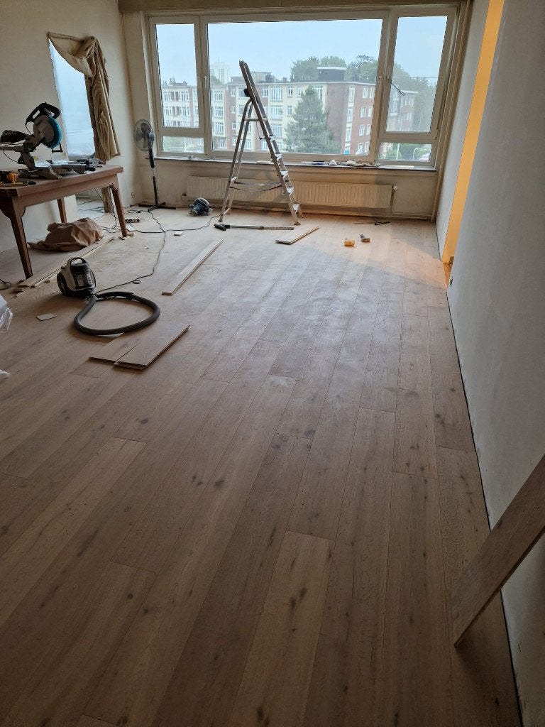 Parket vloer eik 15m², Nieuw, 10 m² of meer, 10 tot 30 cm, Hout