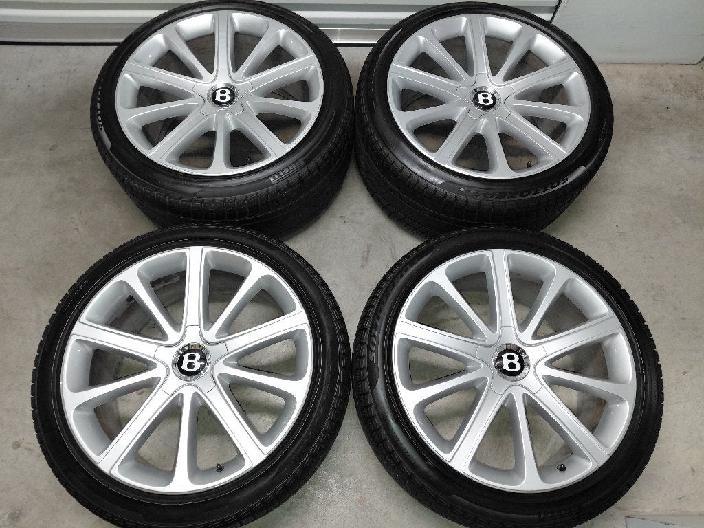 Originele 21 inch velgen Bentley GT / GTC / Flying Spur, Autos : Pièces & Accessoires, Pneus et Jantes, Pneus hiver, Véhicule de tourisme