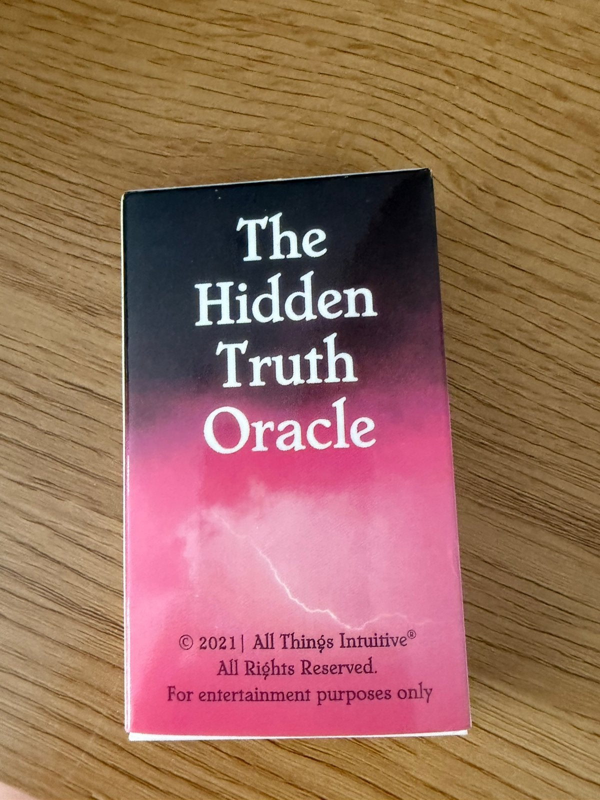 The hidden truth oracle., Livres, Ésotérisme & Spiritualité, Enlèvement, Comme neuf