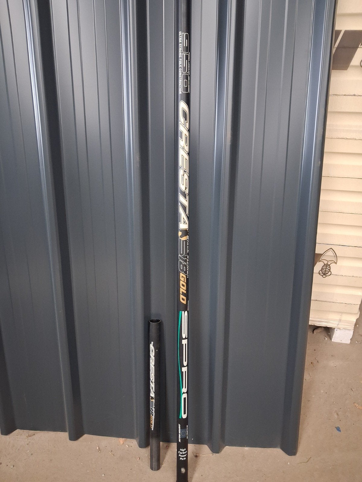 vast vishengel spro cresta gereserveerd, Ophalen