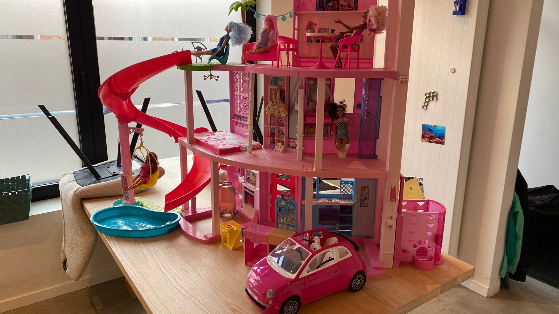 Barbiehuis - dreamhouse, Ophalen, Zo goed als nieuw, Barbie