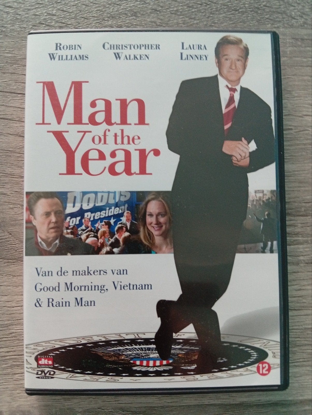 man of thé year komedie dvdorobin williams, CD & DVD, DVD | Comédie, Enlèvement ou Envoi, Anglais, Autres genres, À partir de 12 ans