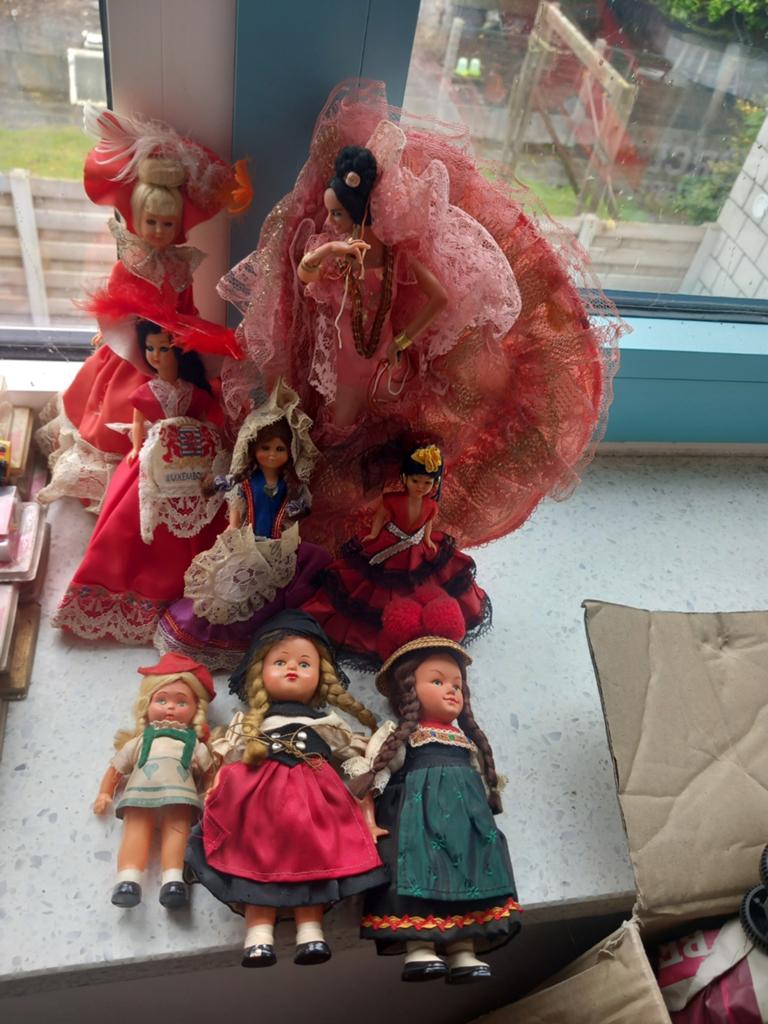 Oude poppen, Verzamelen, Poppen, Ophalen of Verzenden