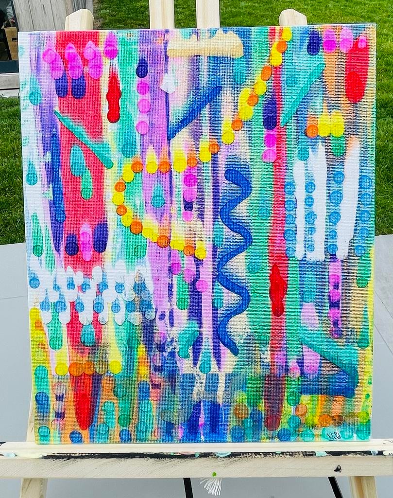 Abstract painting, Ophalen of Verzenden
