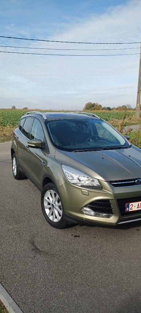 FORD KUGA 2.0TDI. 4X4. TREKHAAK..150PK, Auto's, Overige kleuren, Leder en Stof, Diesel, Particulier