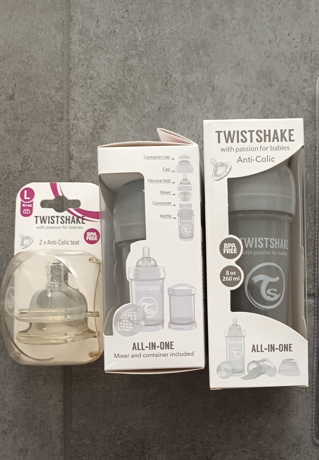 9-delig babyflessen set, Ophalen