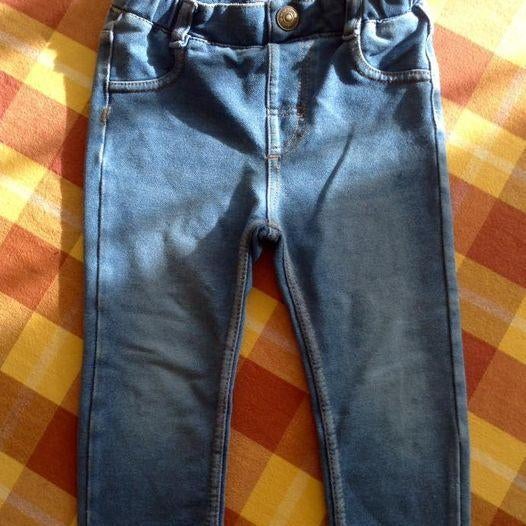 Set jeans voor babymeisjes 86-92 cm/18-24 maanden, Ophalen of Verzenden, Zo goed als nieuw, Meisje, Broekje
