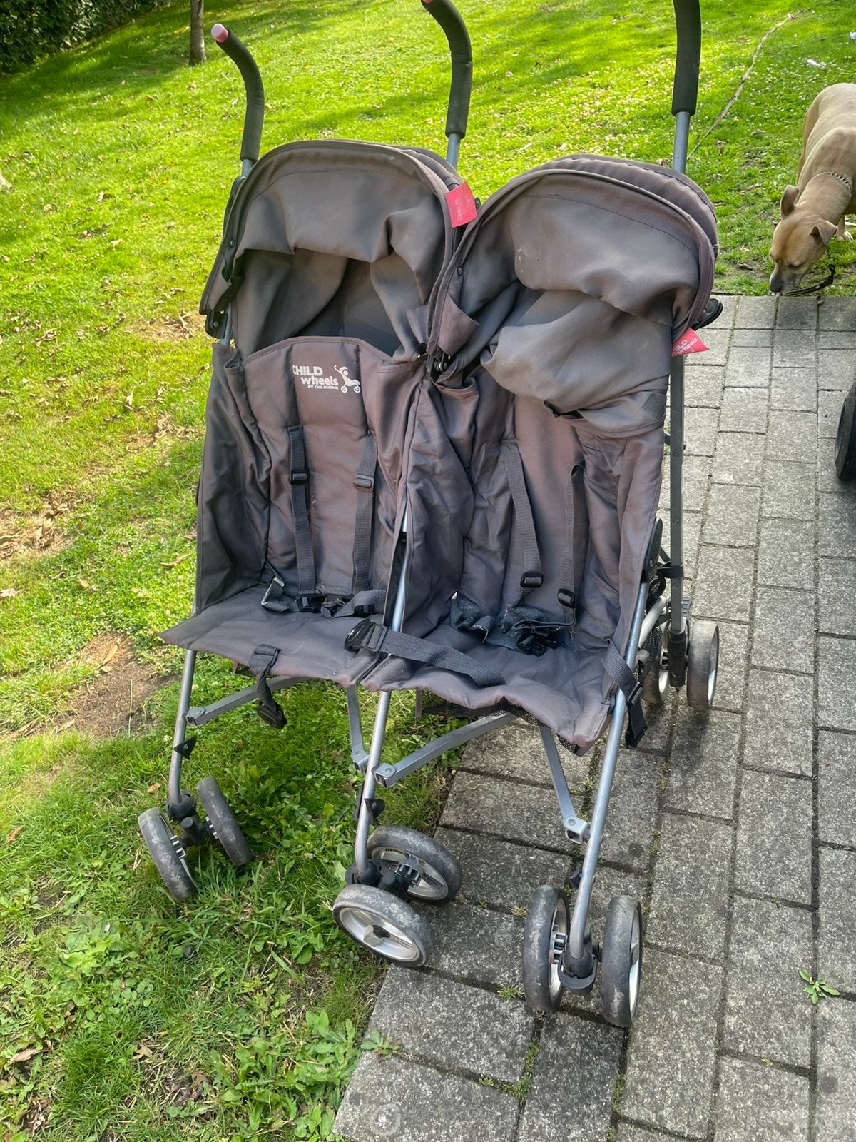 Buggy tweeling, Kinderen en Baby's, Tweelingen en Meerlingen, Ophalen, Zo goed als nieuw