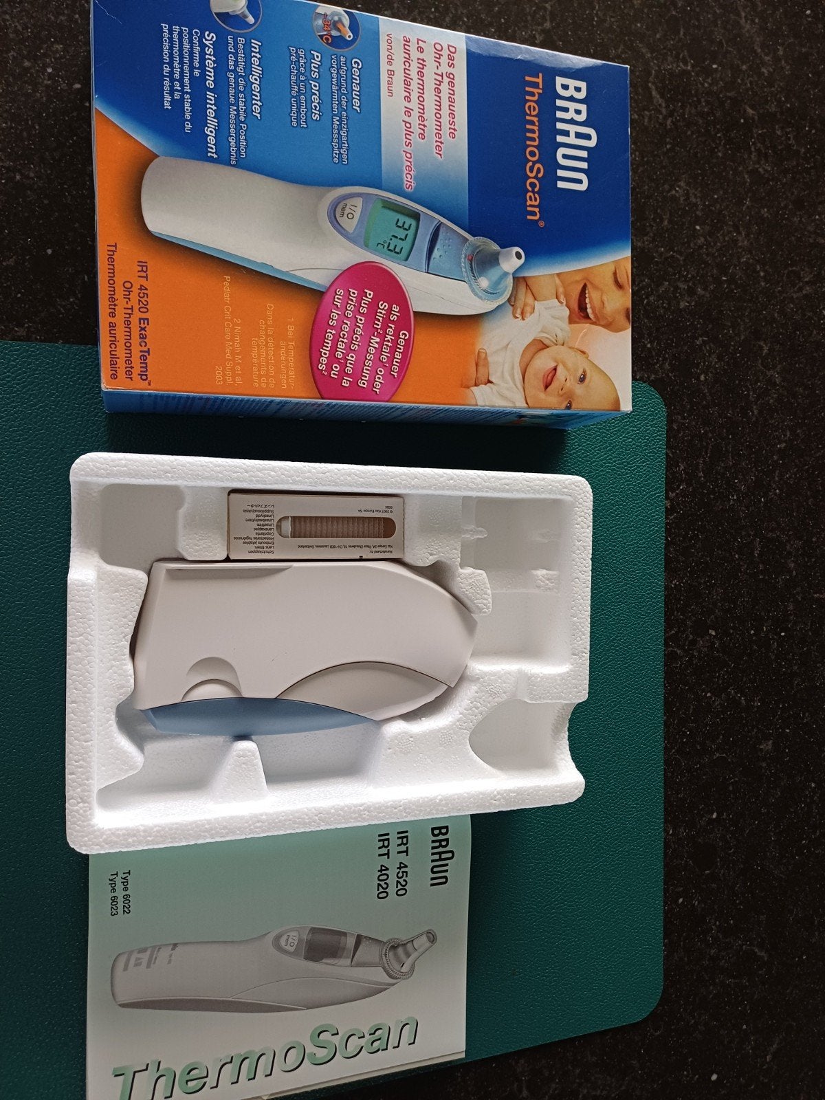 oorthermometer Braun Thermoscan, Ophalen of Verzenden, Zo goed als nieuw
