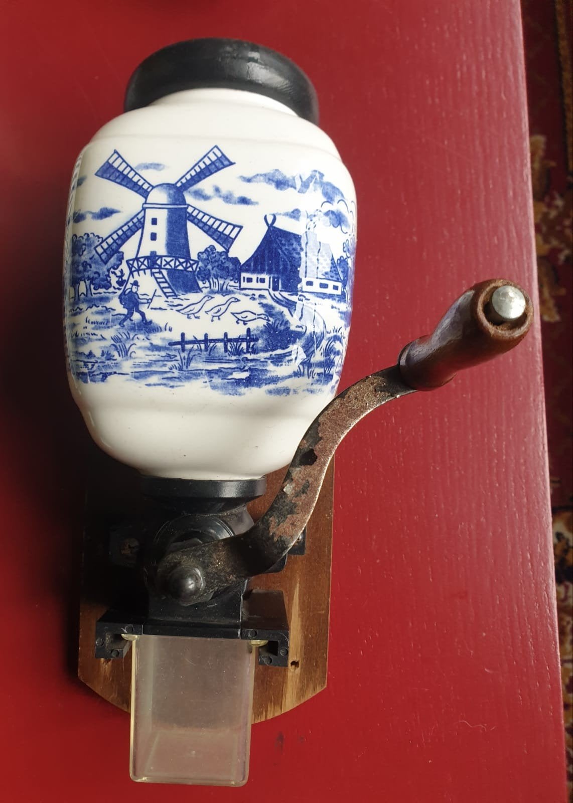ancien moulin à café, Ophalen
