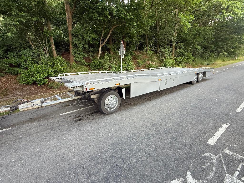 Tijhof Oprijwagen schamel TA 35 ANN Autotransport, Auto diversen, Aanhangers en Bagagewagens, Ophalen, Gebruikt