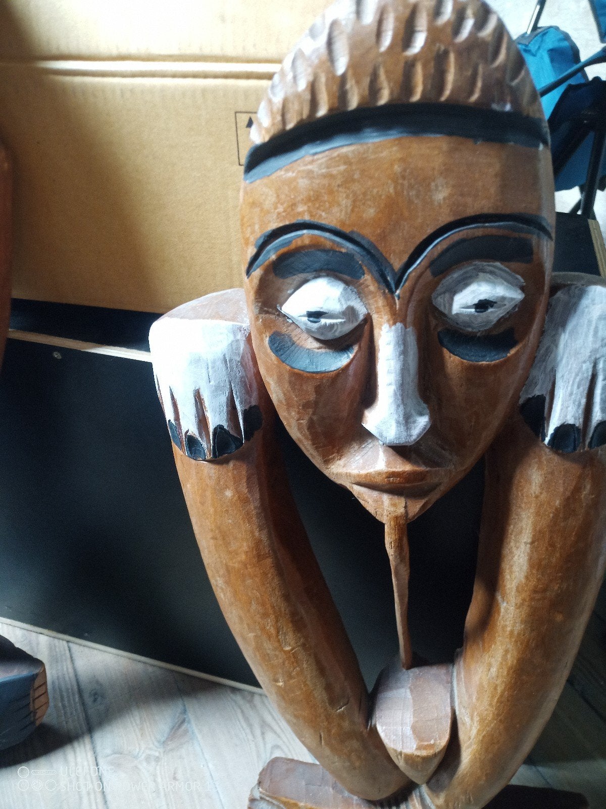 afrikaanse maskers, Huis en Inrichting, Ophalen, Massief