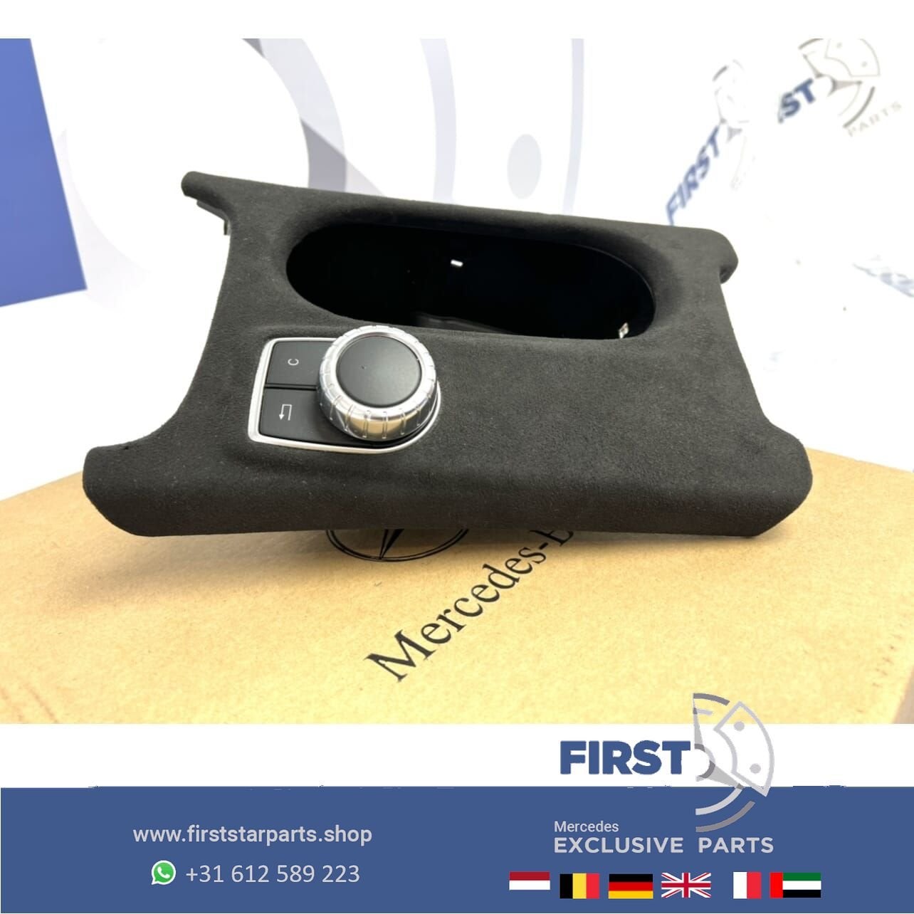 BRABUS ALCANTARA DASHBOARD TUSSEN PANNEEL MIDDENCONSOLE LIJS, Auto-onderdelen, Gebruikt, -, Ophalen of Verzenden, -