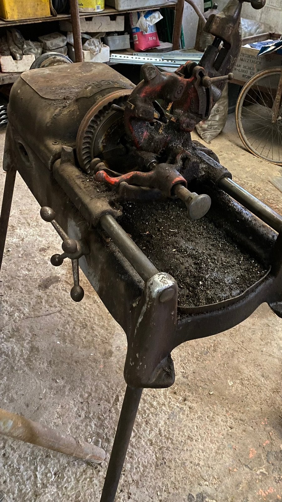 Draadsnijmachine, Doe-het-zelf en Bouw, Ophalen, Gebruikt