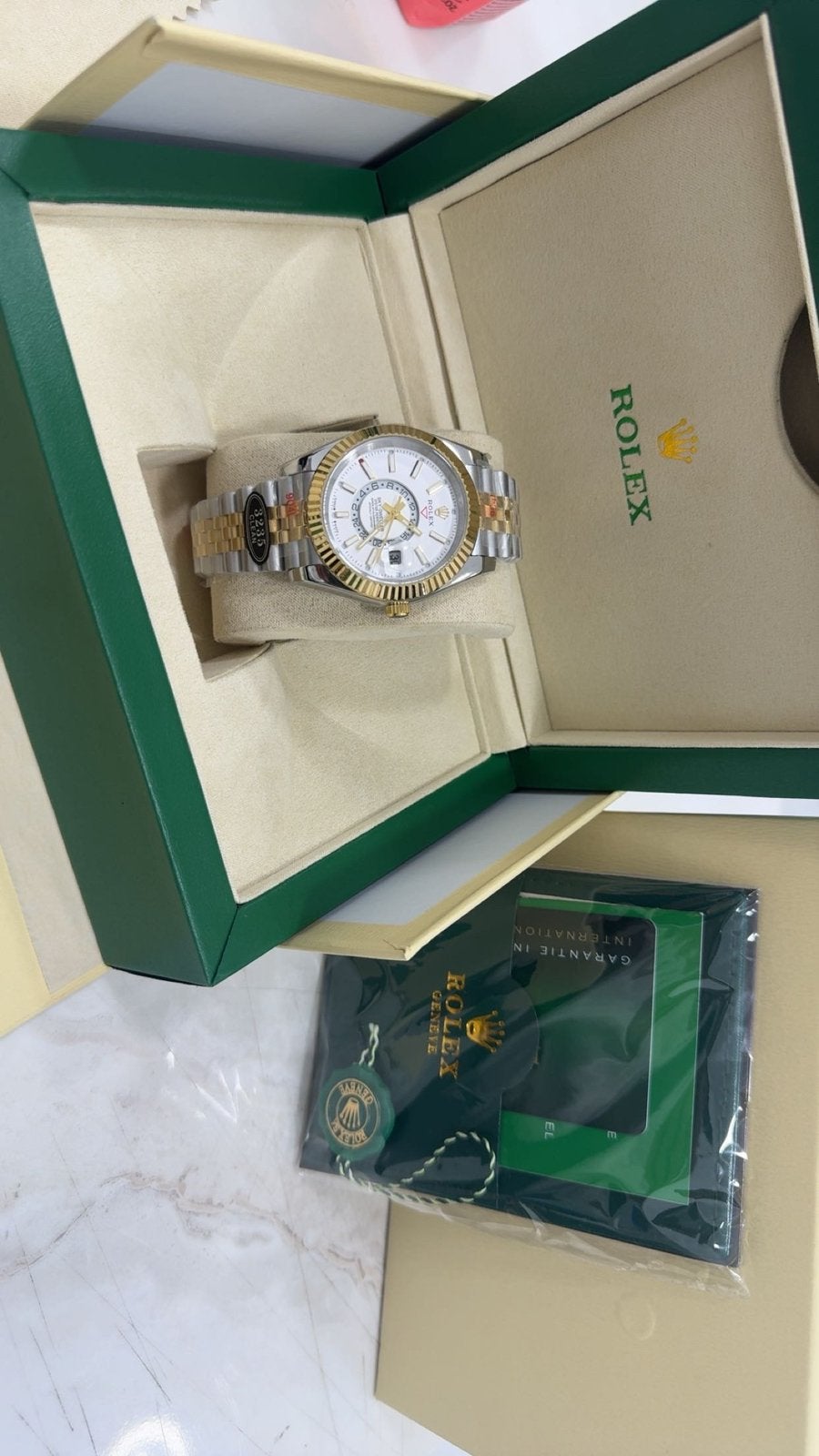 Montre Rolex — Or et argent ️, Enlèvement ou Envoi, Comme neuf, Or, Rolex