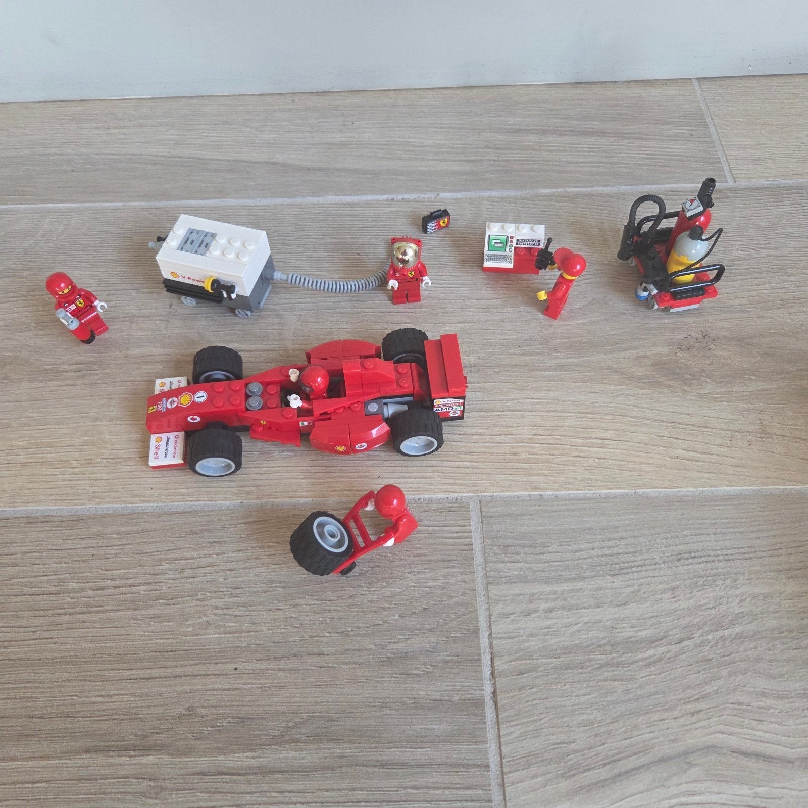Ferrari F1 Fuel Stop - 8673, Enlèvement ou Envoi, Lego, Ensemble complet, Instructions incluses