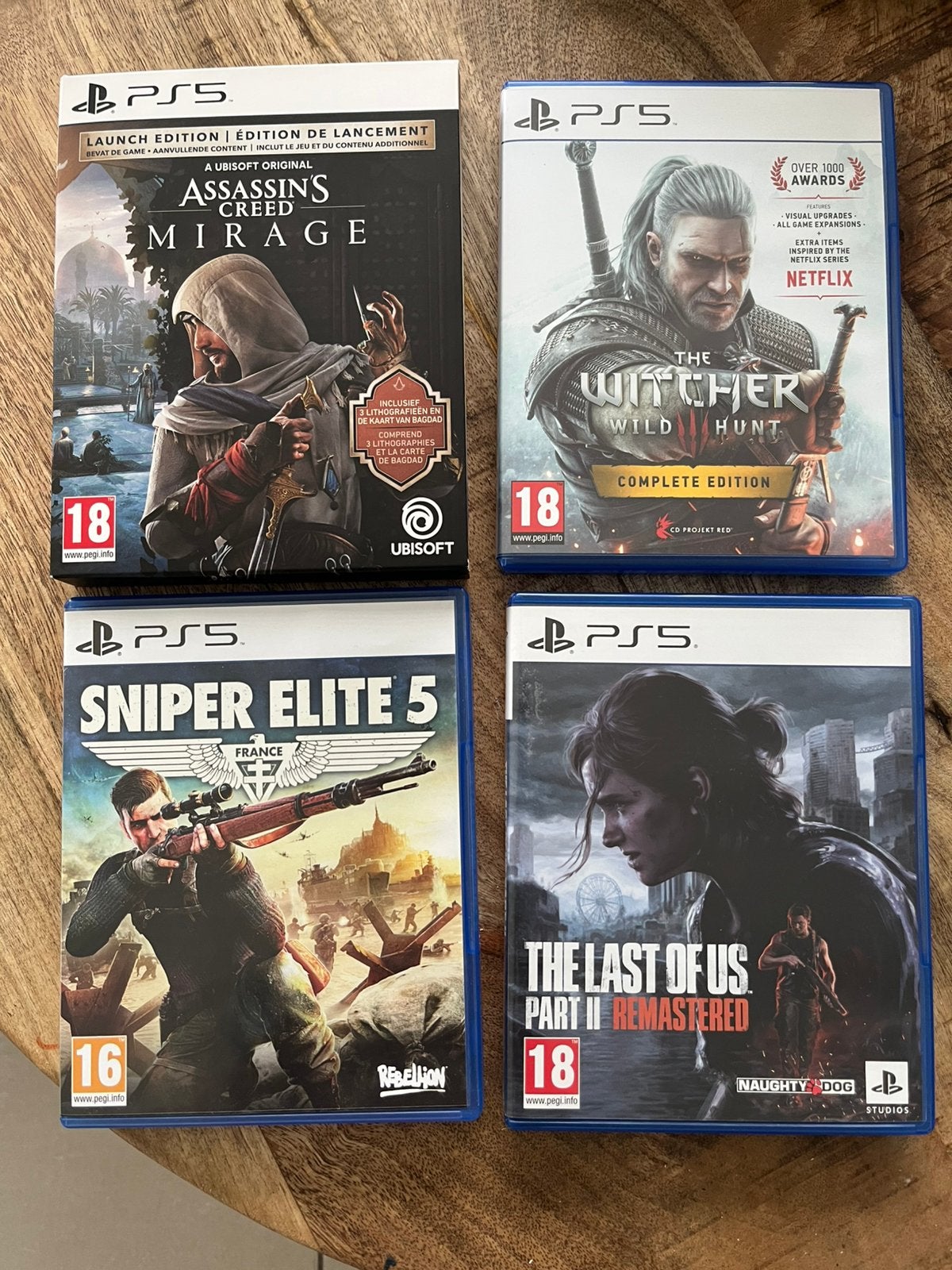 4 games PS5 te koop, Consoles de jeu & Jeux vidéo, Jeux | Sony PlayStation 5, Enlèvement, Comme neuf