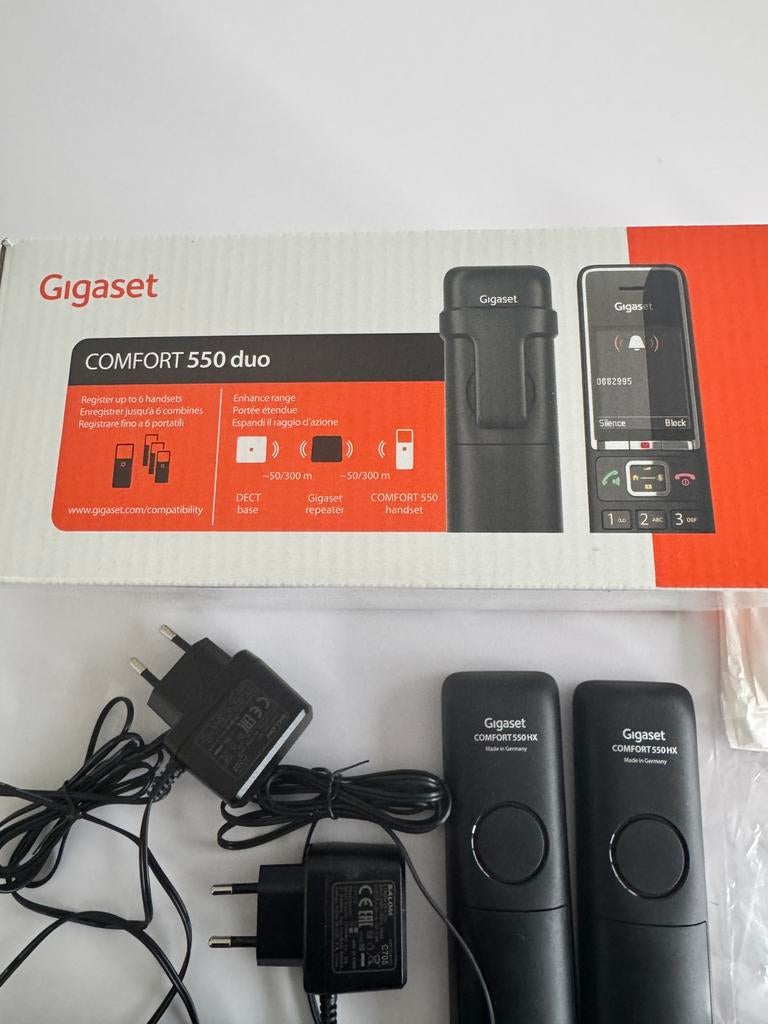 Gigaset comfort 550 HX, Telecommunicatie, Ophalen, Zo goed als nieuw, 2 handsets