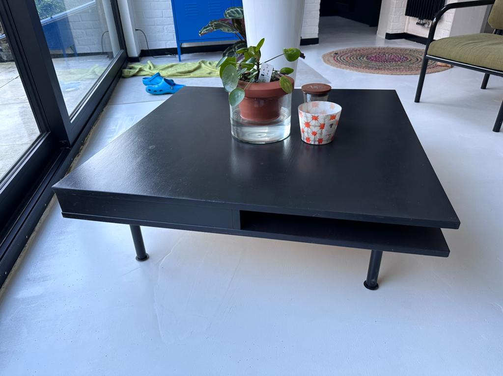 Table basse noire Ikea, Moins de 50 cm, 50 à 100 cm, Carré, Enlèvement