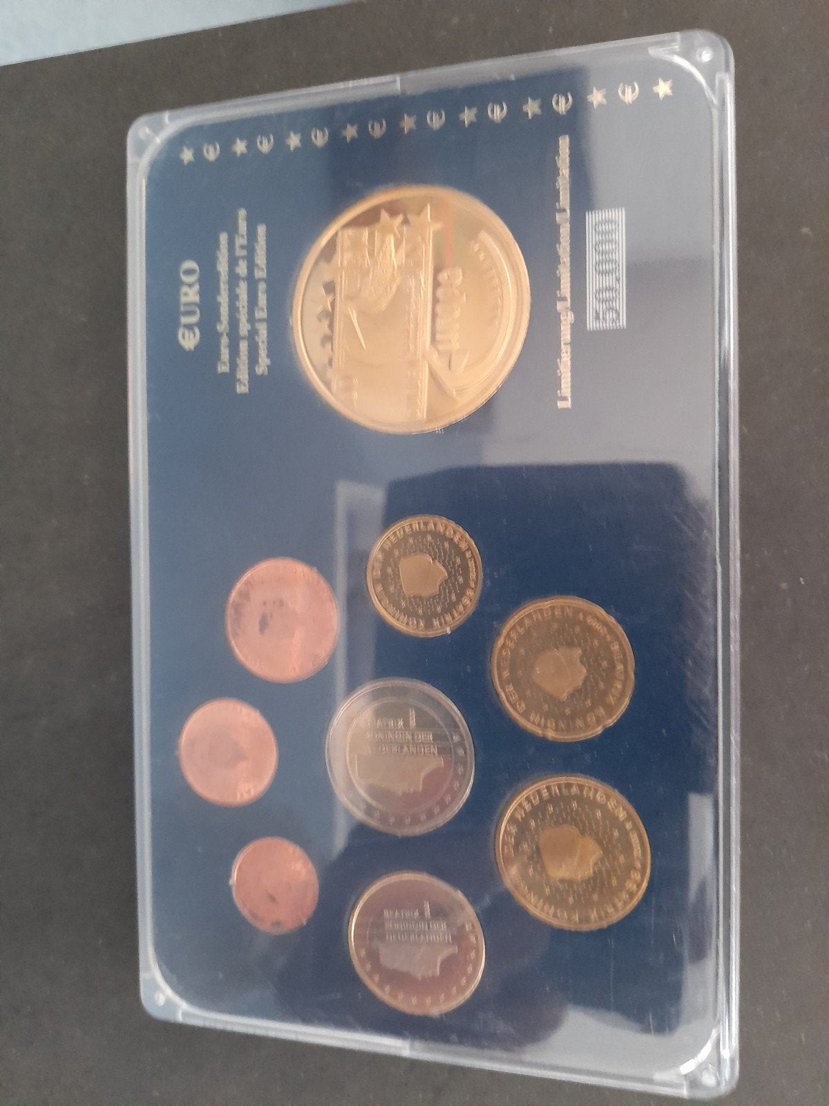 Nederland de 8 munten +1 grote munt, Ophalen of Verzenden