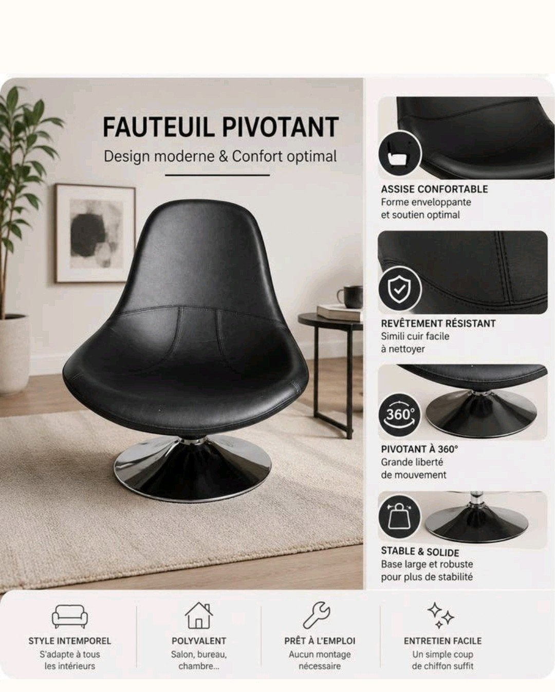 Fauteuil, Maison & Meubles, Fauteuils, Enlèvement