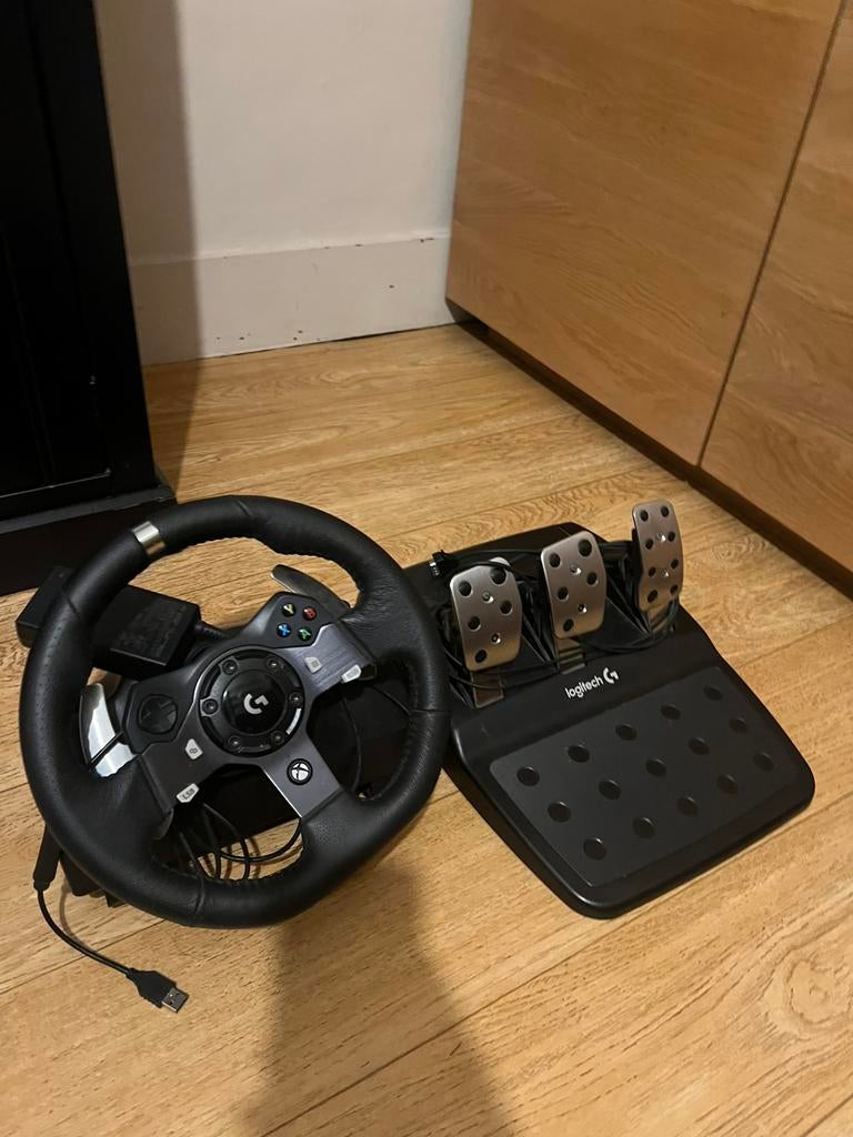 Logitech G920 Driving Force Xbox and PC, Ophalen, Zo goed als nieuw, Stuur of Pedalen