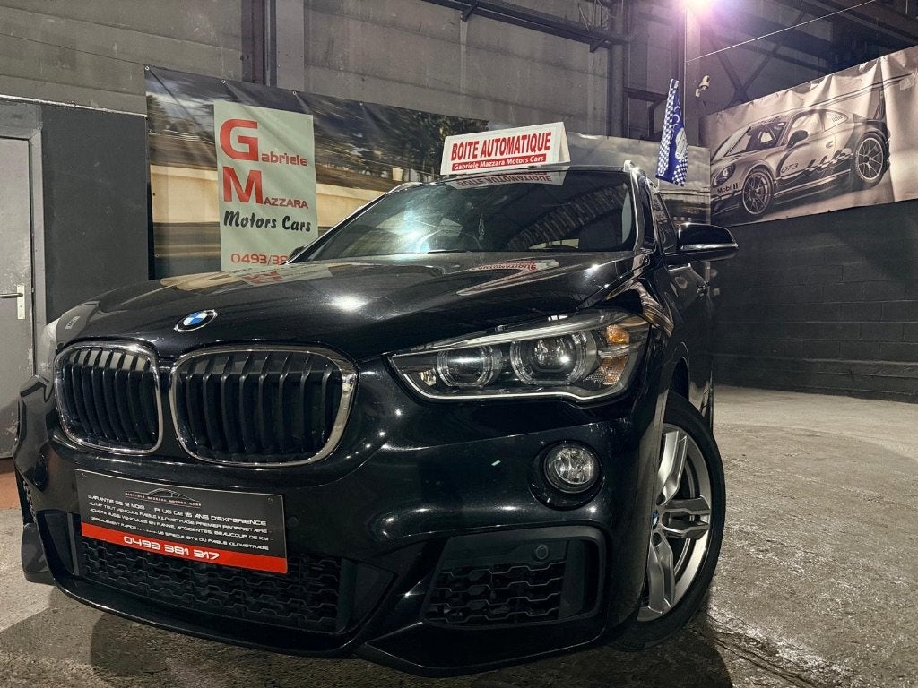 BMW X1 Drive 1.5i Pack M Cuir Xénon GPS Att remorque LED, Autos, BMW, Achat, Euro 6, Entreprise, Garantie prolongée