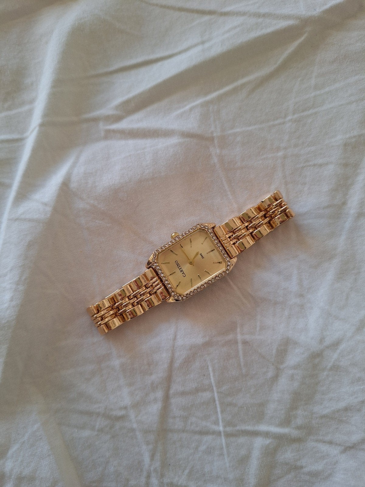 horloge, Handtassen en Accessoires, Nieuw, Ophalen of Verzenden, Met edelsteen, Goud