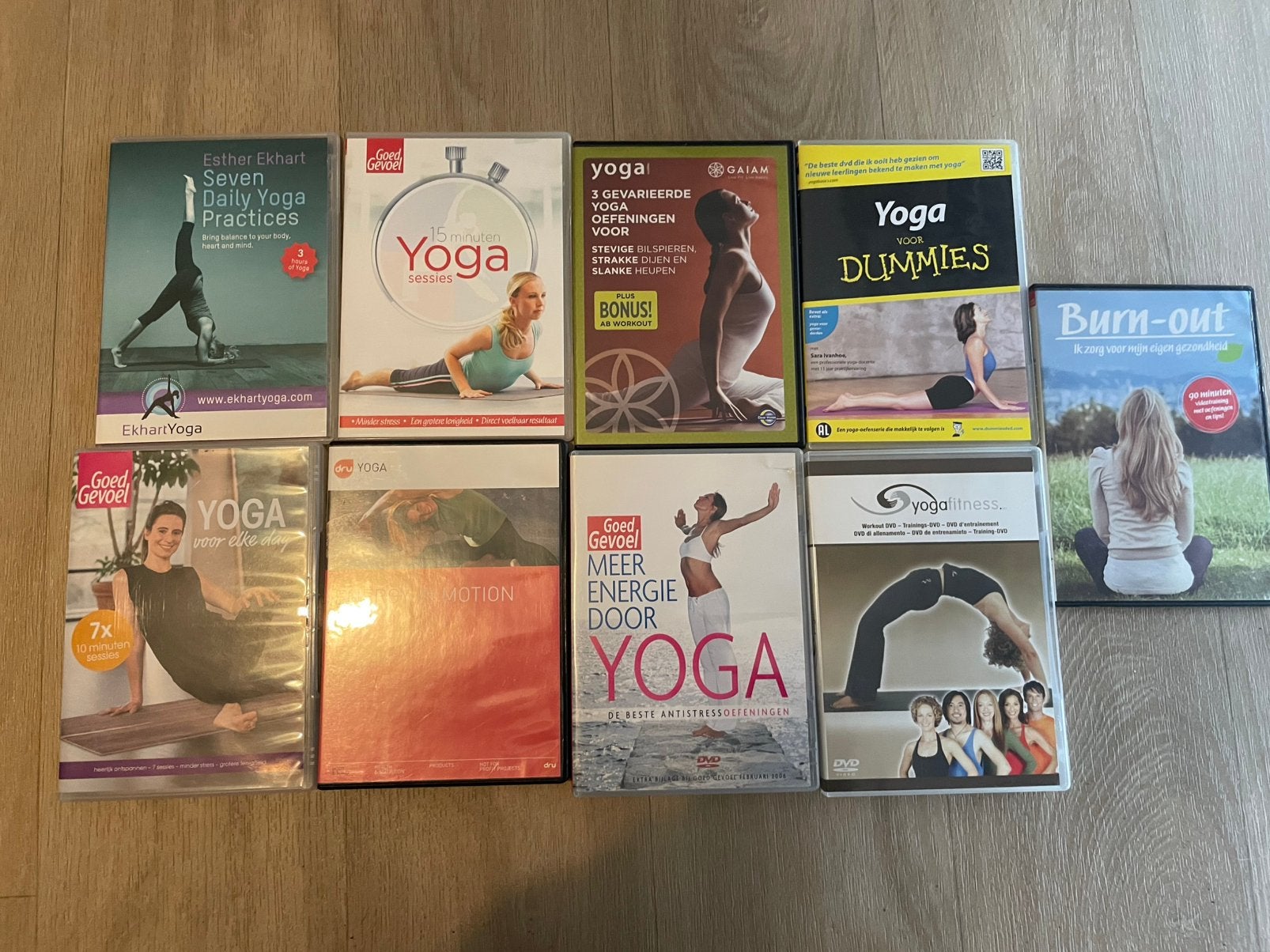 Dvds yoga, films & games, Cd's en Dvd's, Ophalen of Verzenden, Zo goed als nieuw