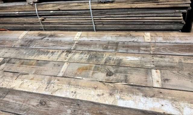 Sloophout 13,5x2 cm – Oude Houten Planken 200 cm, Ophalen of Verzenden, Gebruikt, 180 tot 250 cm, Planken