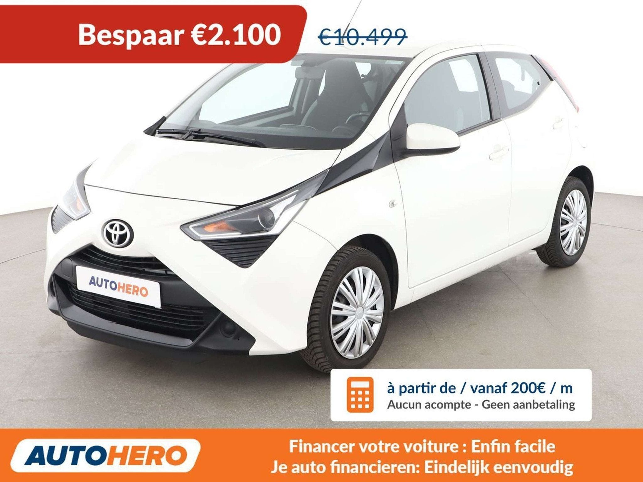 Toyota Aygo 1.0 X-Play club (bj 2019), Auto's, Voorwielaandrijving, 4 zetels, Stof, Gebruikt