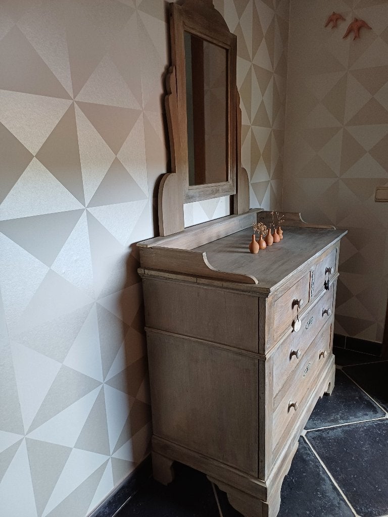 Commode ancienne, Maison & Meubles, 3 ou 4 tiroirs, 100 à 150 cm, Enlèvement, Utilisé