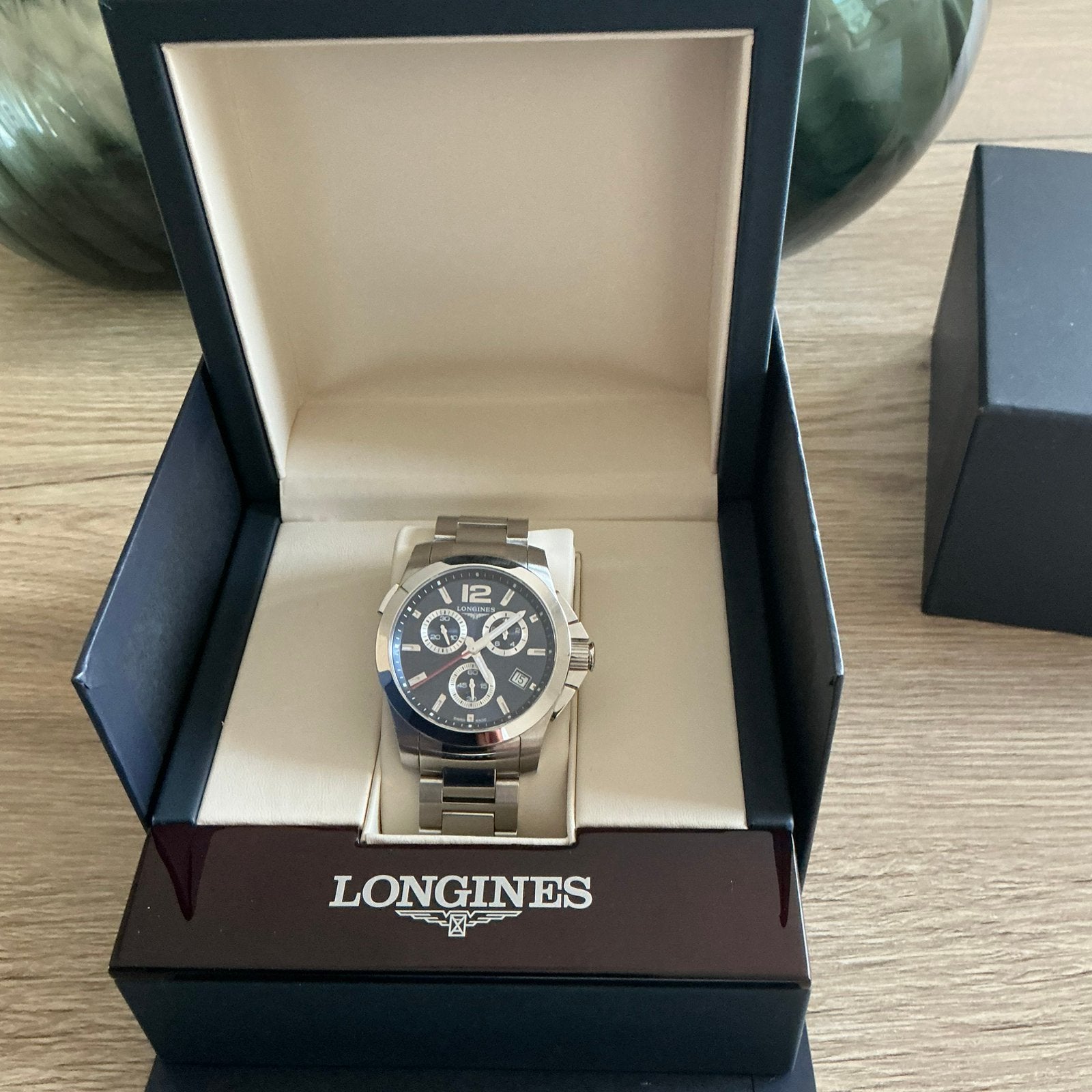 Heren horloge longines, Ophalen of Verzenden, Zo goed als nieuw, Staal, Overige merken