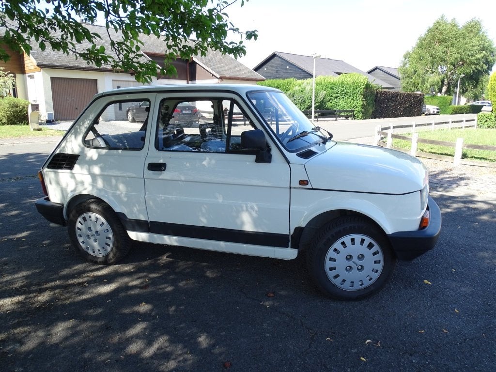 Fiat 126, Auto's, Fiat, 4 zetels, Zwart, Wit, 703 cc