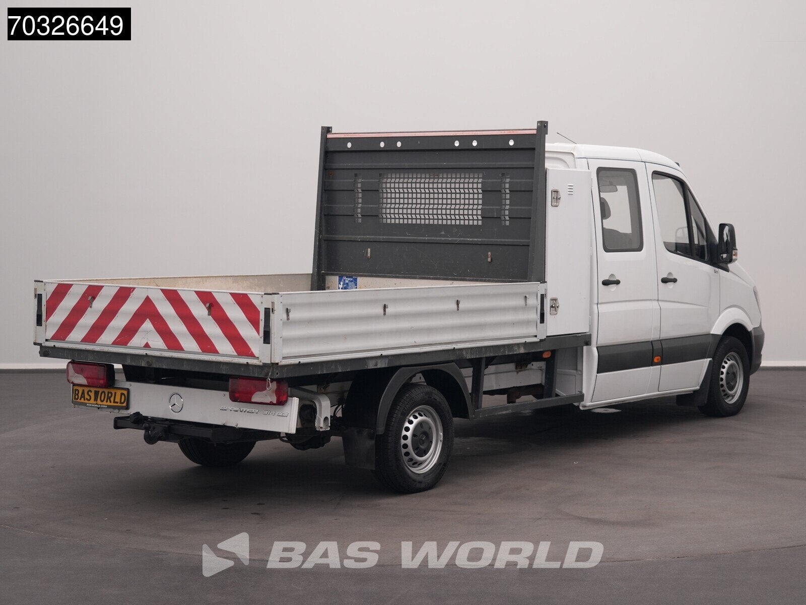 Mercedes Sprinter 314 CDI Dubbel Cabine Open Laadbak 3,5t Tr, Auto's, Stof, Gebruikt, Euro 6, 4 cilinders