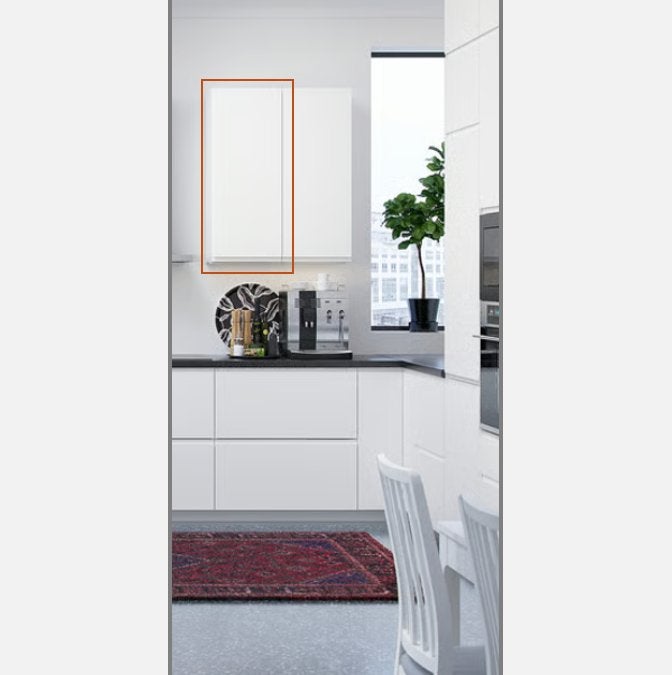 PORTE IKEA VOXTORP (40x100), Enlèvement, Neuf