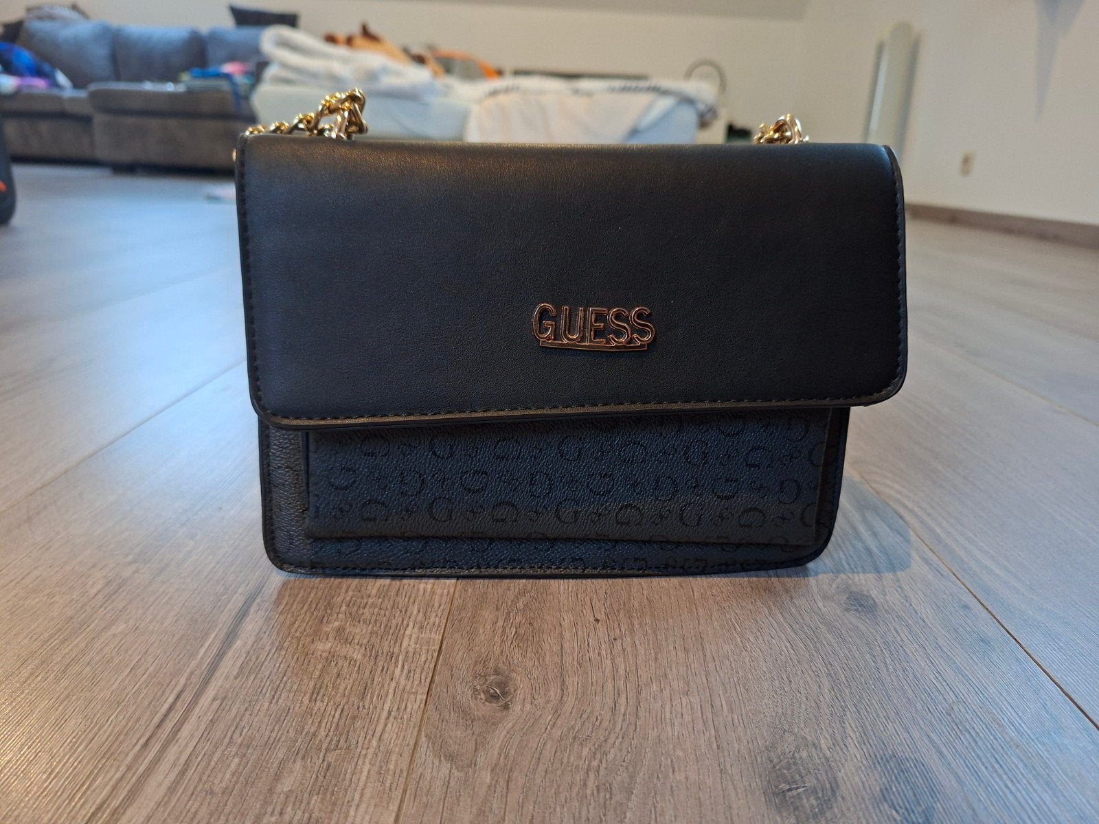 Guess handtas, Handtassen en Accessoires, Activity trackers, Ophalen, Nieuw, Zwart, Guess