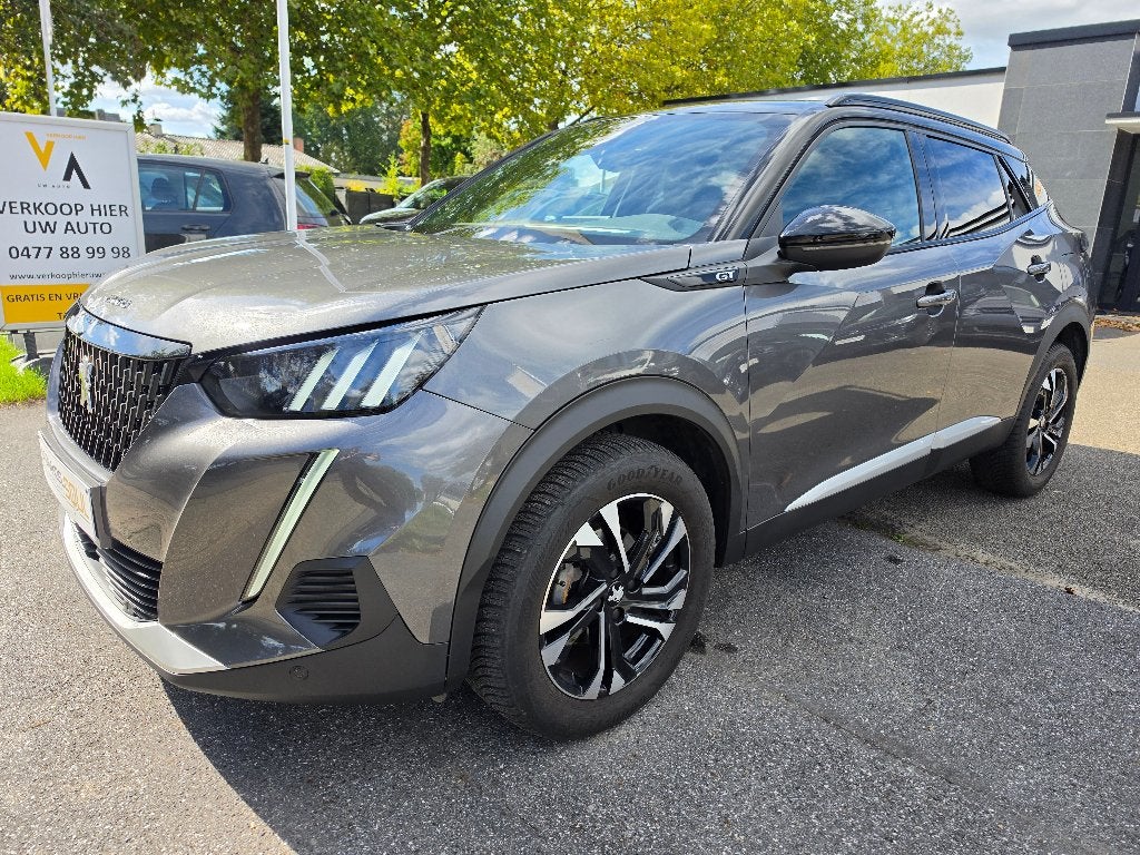 Peugeot 2008 GT, 1.2i, 2023, 55.280Km, Automaat, 1j Garantie, Auto's, Euro 6, 1199 cc, Leder en Stof, 5 zetels