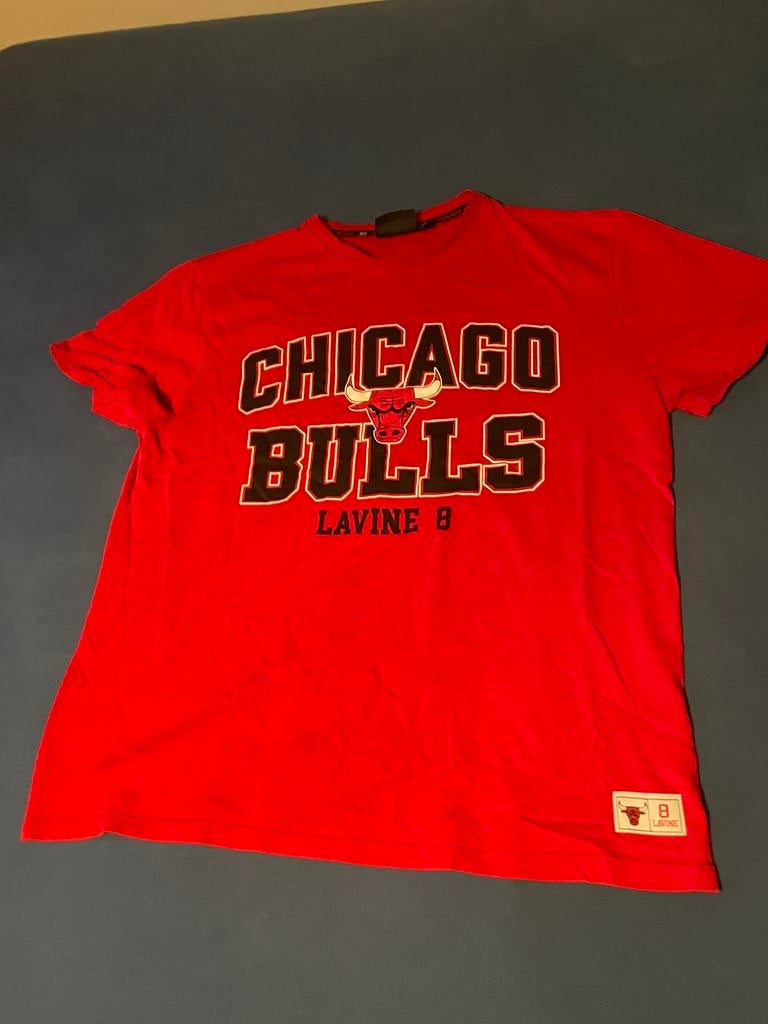 Nba chicago bulls tshirt extra large, Ophalen of Verzenden, Zo goed als nieuw