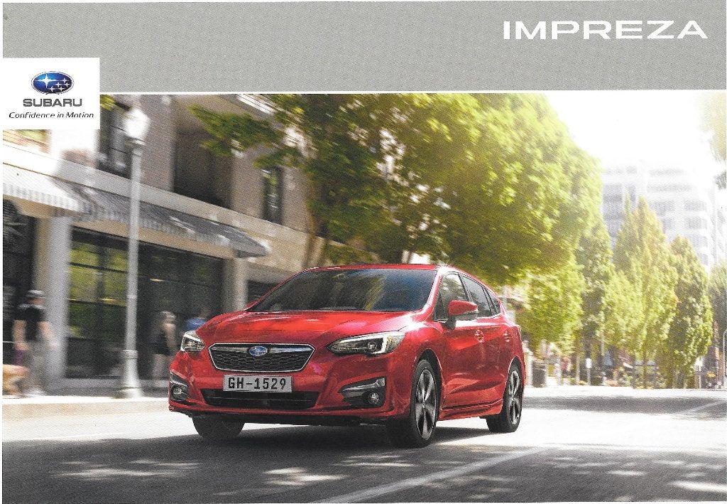 SUBARU IMPREZA  2018, Boeken, Ophalen of Verzenden, Zo goed als nieuw, Overige merken