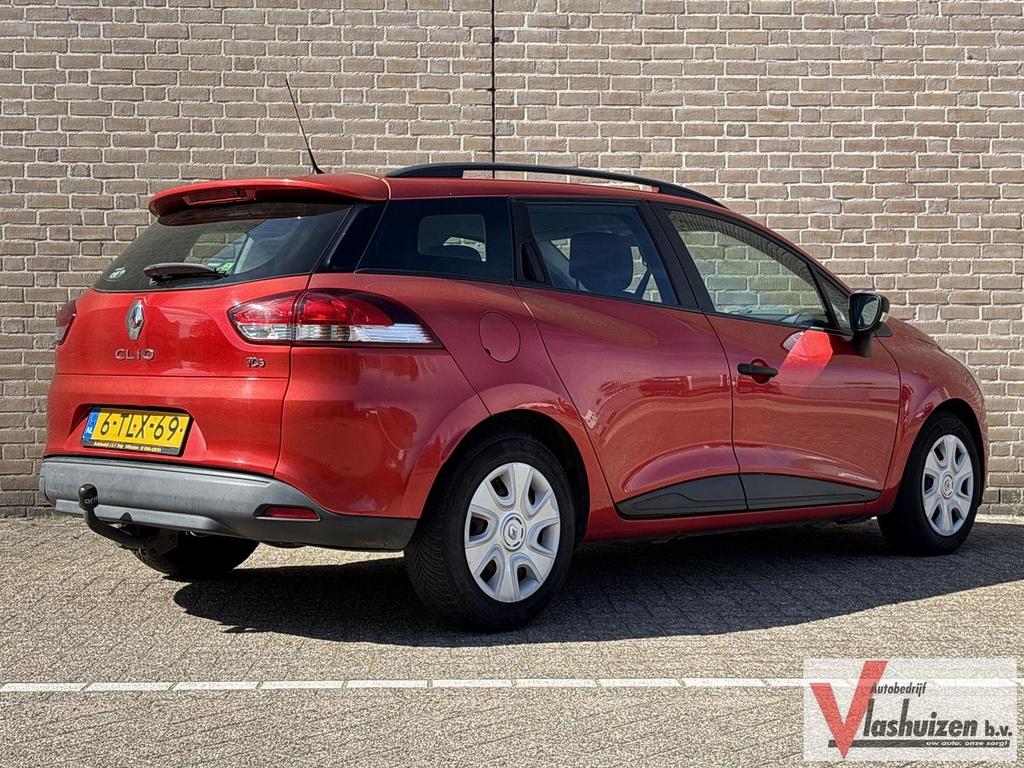 Renault Clio Estate 0.9 TCe Authentique | Airco | Cruise | T, Auto's, Renault, Bedrijf, Start-stop-systeem, 104 g/km, Rood
