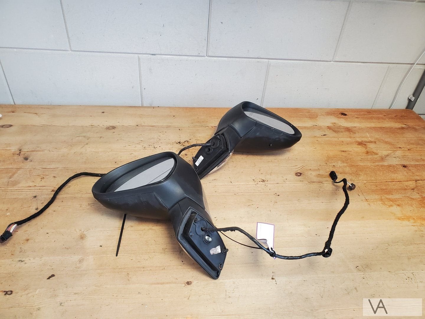 Peugeot 207 RC spiegel set met chromen kappen €100 setprijs, Gebruikt, -, -, Ophalen of Verzenden
