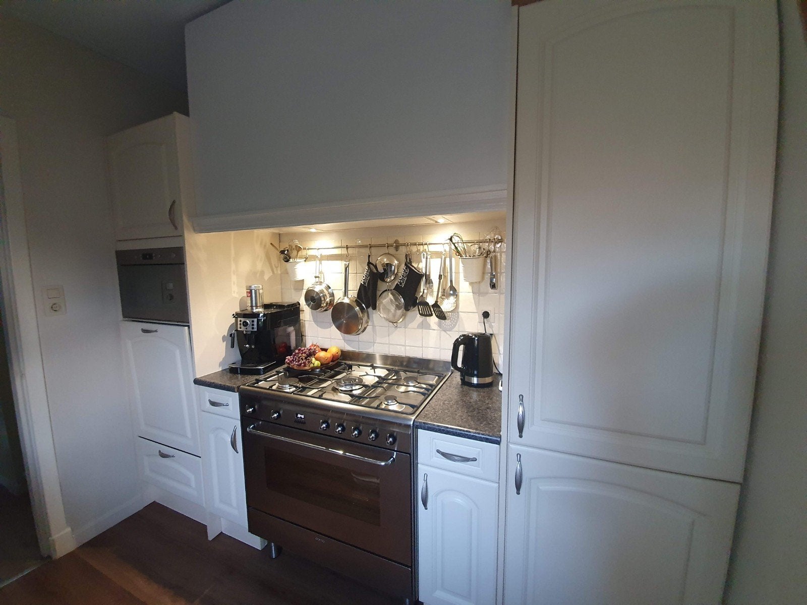smeg gasfornuis 90 cm breed , hoogte aanpasbaar 90-98, Gaz, Enlèvement, Utilisé, Gril