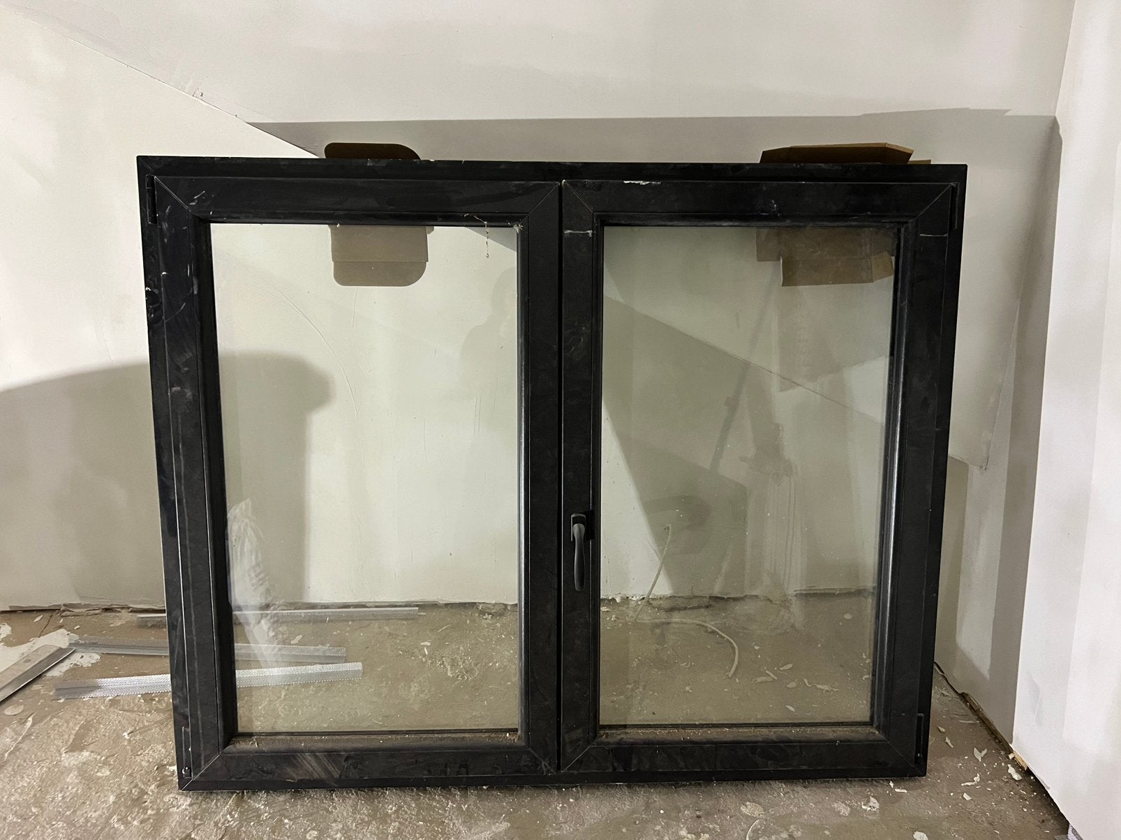 Châssis pvc noir 160x130 cm, Bricolage & Construction, Enlèvement, Comme neuf