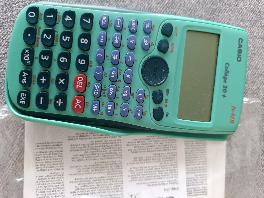 Casio College 2D+, Ophalen, Gebruikt