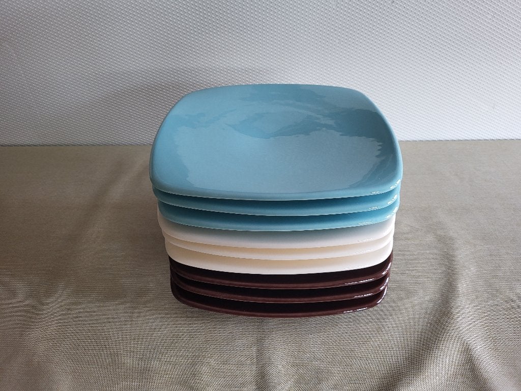 9 Ikea Tillfälle dinerborden, Huis en Inrichting, Ophalen, Keramiek, IKEA, Zo goed als nieuw