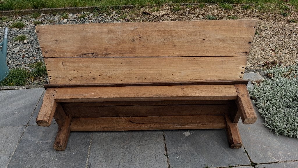 Bac en bois ancien, 30 à 60 cm, Enlèvement, Utilisé, Intérieur
