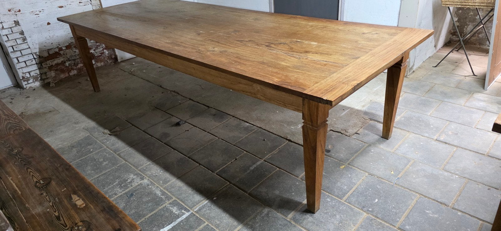 3 meter lange kloostertafel boerentafel, Enlèvement ou Envoi